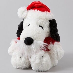 BNWT Peanuts Santa Snoopy Warmies